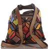 Damen Leder Umhängetasche – Patchwork Design