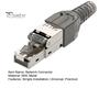 RJ45 Network Connector Universal Easy Assembly High Speed LAN Data Transfer Network Connector Head Accessories