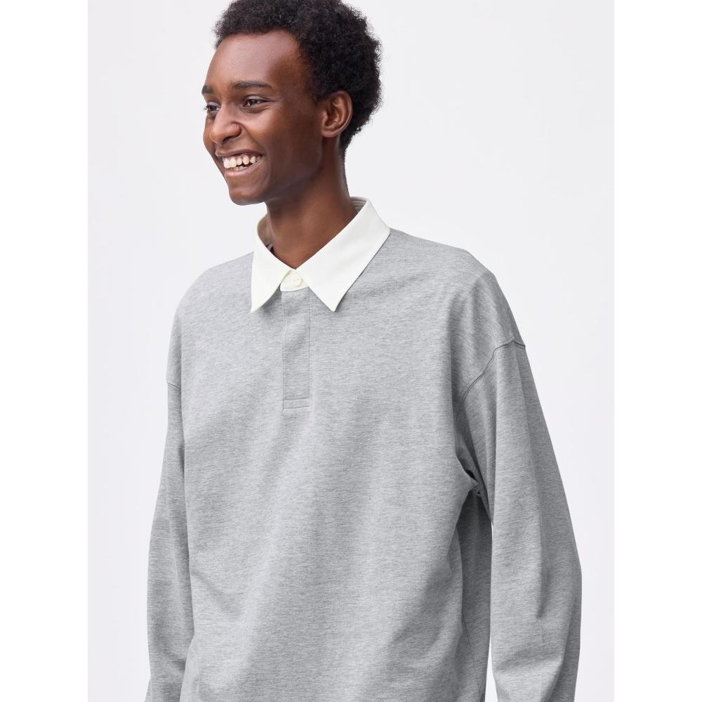 

Рубашка регби Gu от Uniqlo 58 DARK GREEN/XXL