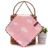 6 Layer Gauze Baby Washcloth 25x25cm Soft Absorbent Jacquard Infant Burp Cloth Thickened Face Towel For Autumn Winter