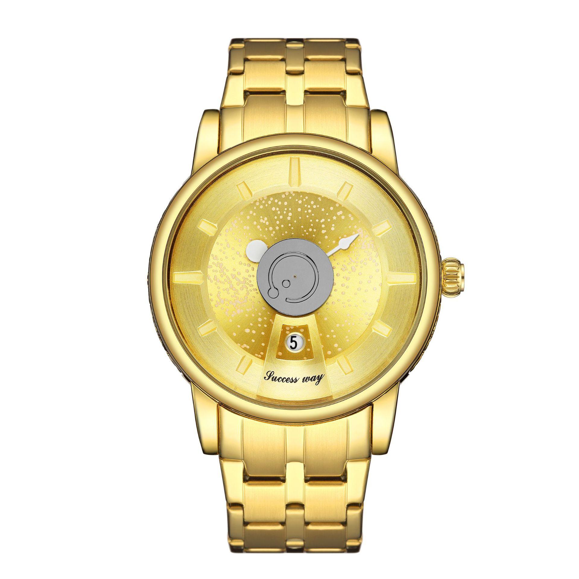 Men S Watch Quartz Gypsy Business Watch Fashion High-End Trend Steel Belt Men S Watch