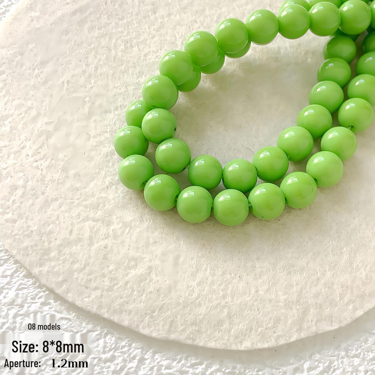

Aoyama Festival Moon Lampwork Glass Beads DIY Jewelry Bracelet Materials