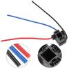 H4 3 Pin Headlight Repair Bulb Wiring Harness Connector Plug Wire Socket
