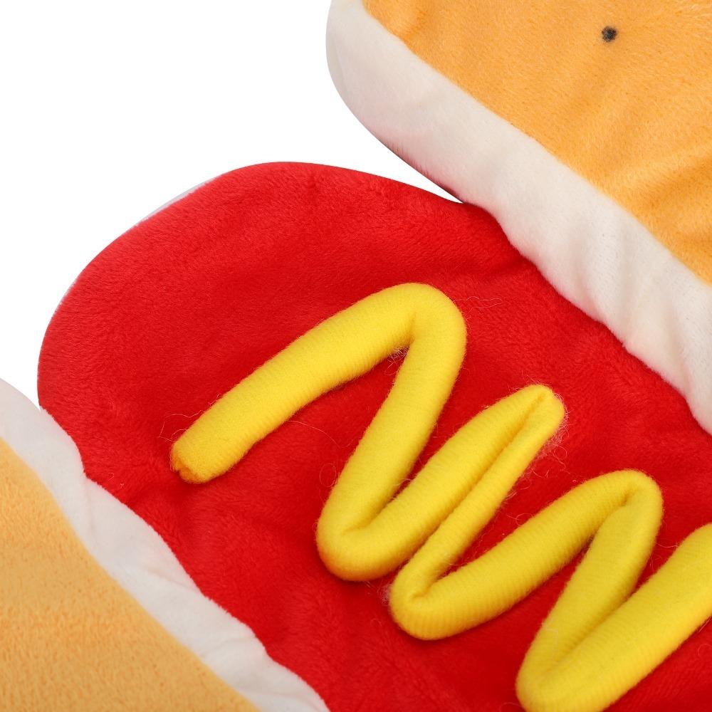Multi Size Option Hot Dog Pet Costume Halloween Cat Dog Costume  Pet Photo Shooting M