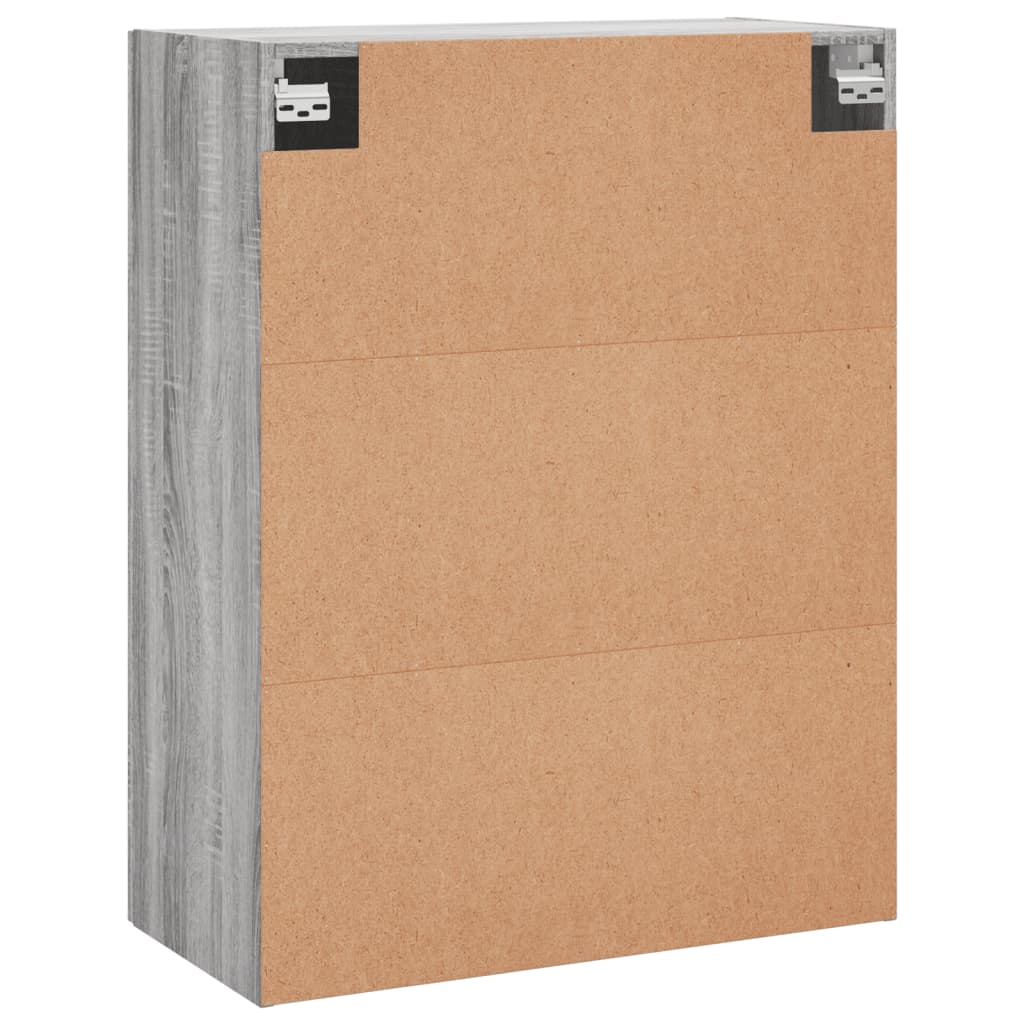 Wall Cabinet Gray Sonoma 69.5 X 34 X 90 Cm