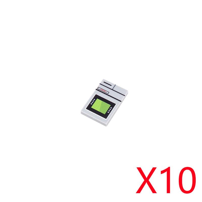 Scene Model Printing Accessories Building Blocks Dashboard Screen Keyboard Mouse Control Buttons Mini Compatible Brick Toy N08