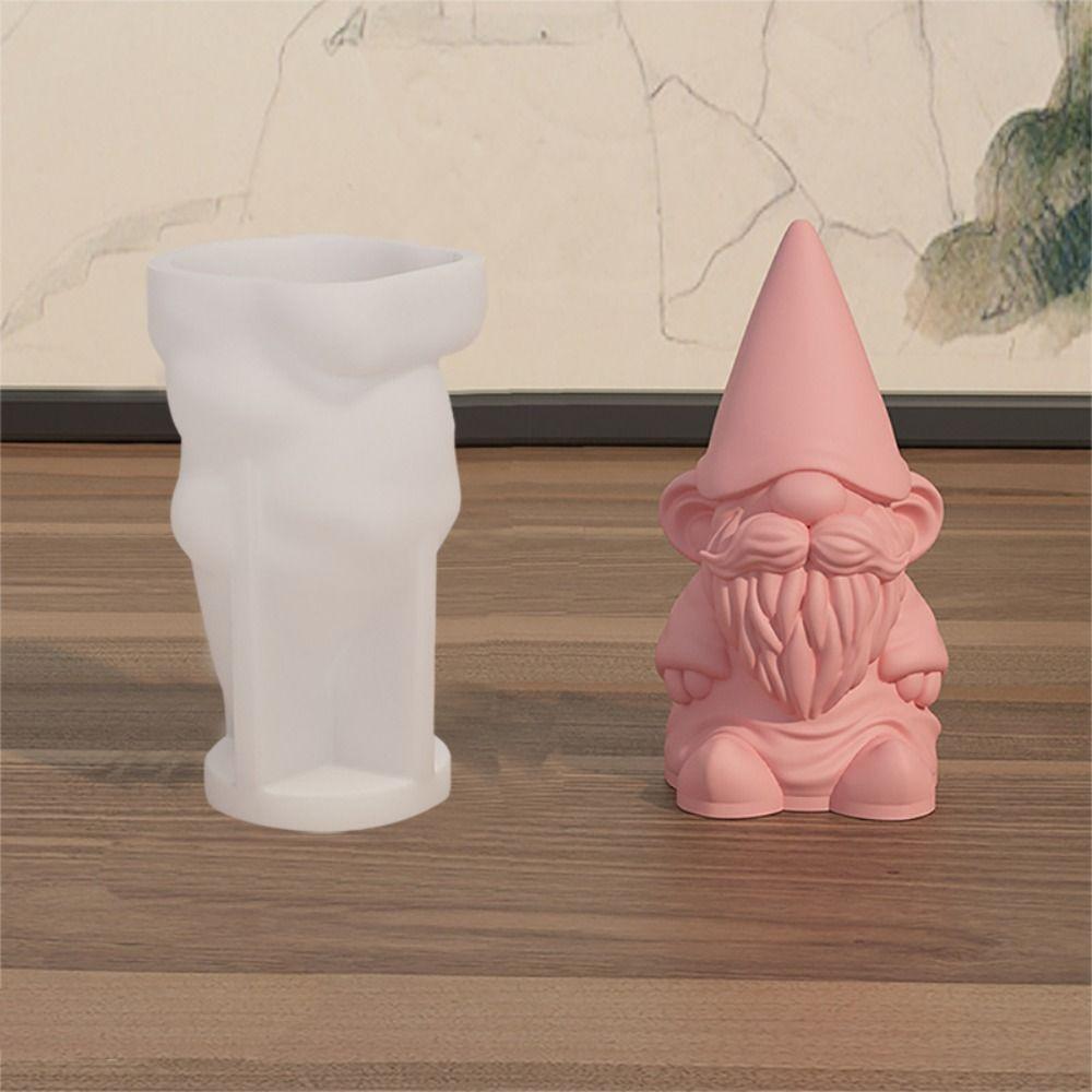 Silicone Soap Making Mold DIY Plaster Mold Craft Supplies Christmas Candle Mold Handmade