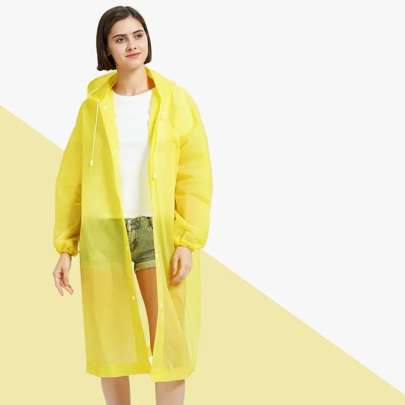 Adult Raincoat Windproof And Waterproof Eva Thickened Whole Body One-piece Raincoat