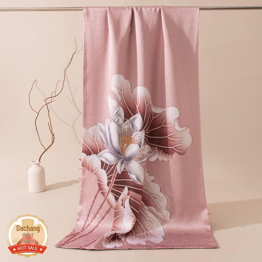 Mulberry Silk Snowflake Scarf: Gift Boxed Qipao Shawl