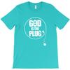 God Is The Plug T Shirt For Mens Short Sleeve Tee Shirts For Man Design