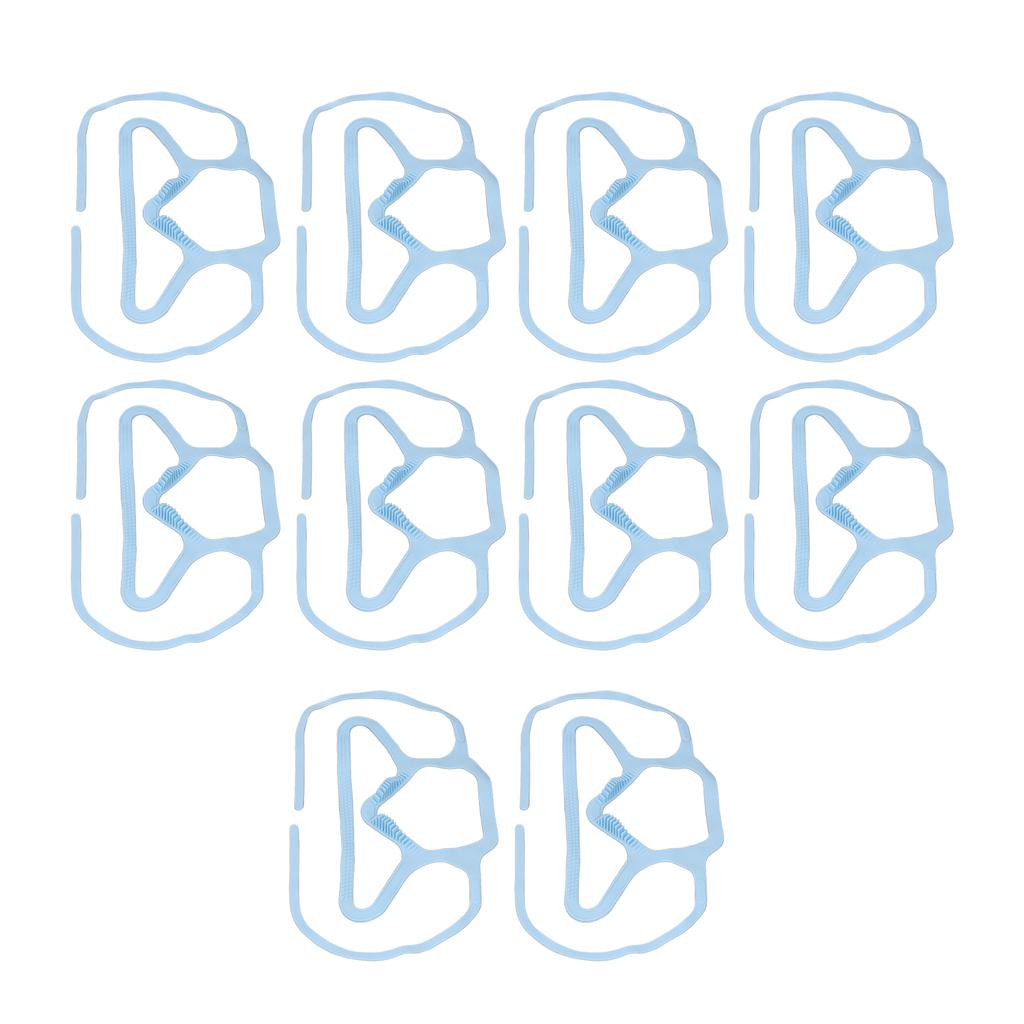 10Pcs Mask Brace Antifog Food Grade Silicone Freely Foldable Reusable Mask Support Frame for Outdoor   School