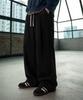 EZKATON Loop Carpenter Wide Sweatpants Black Kjlp6962