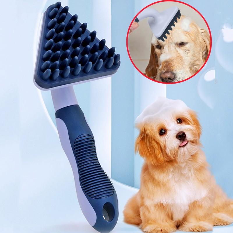 Dog Brush Pet Hair Remover Dogs Bath Brushes Shower Massage Brush for Dog Bathing Shower Cat Comb Pet Grooming Comb Pet Supplies