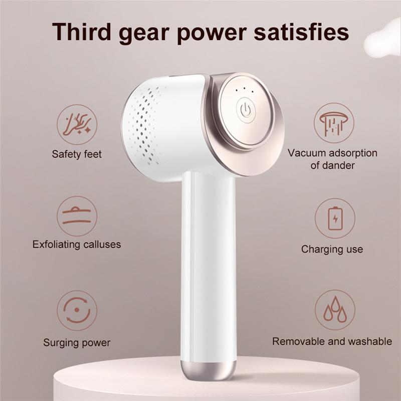 Elektrische Fuß Grinder Adsorption Fuß Pediküre Abgestorbene Haut Kallus Entferner Fuß Pflege Rissige Harte Feilen Reinigung Pediküre Werkzeuge