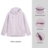Li-Ning Solid Color Logo Loose Windbreaker Hoodie Women Outerwear Cloud-Purple AFDVJ46-2
