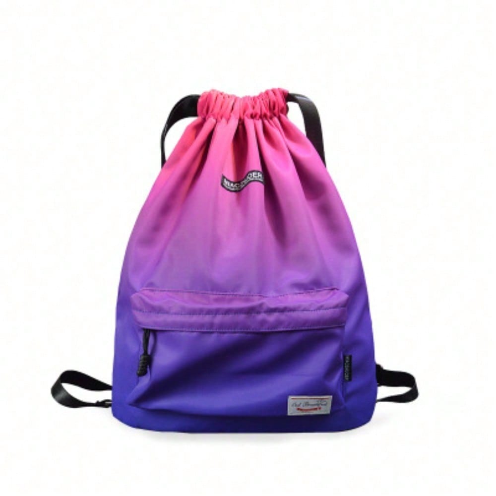 Drawstring Backpack Backpack Men's and Women's Fashion Lightweight Sports Fitness Bag Travel Outdoor Sports Bundle Mouth Bag