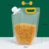 Moisture-Proof Transparent Grain Storage Bag with Spout