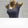 Threaded Cotton Suspender Vest for Women's Summer Breast Protection and Anti-exposure Inner Base Top