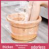 Large Disposable Antibacterial Foot Soak Bags - Plastic Basin Liners for Foot Therapy and Washing