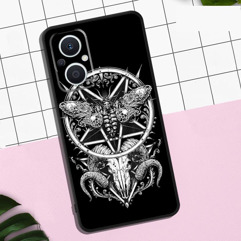 Devil Satan Case For OPPO Reno 7 8 10 11 12 13 Pro 13F 12F 11F 8T OPPO Find X8 Pro X6 X3 X5 Lite Cover