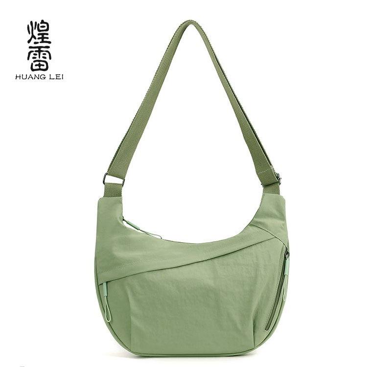 2025 New Fashion Lazy Style Large Capacity Messenger Bag Simple Versatile Nylon Women's Bag Trend Lightweight Shoulder Bag