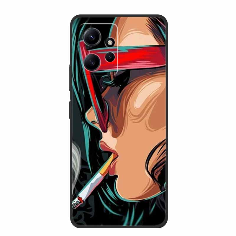 Für Xiaomi Redmi Note 12 4G Hülle Tiere Weiches Silikon TPU Handyhüllen Rückseite für Redmi Note12 4G Mode 23021RAA2Y Fundas