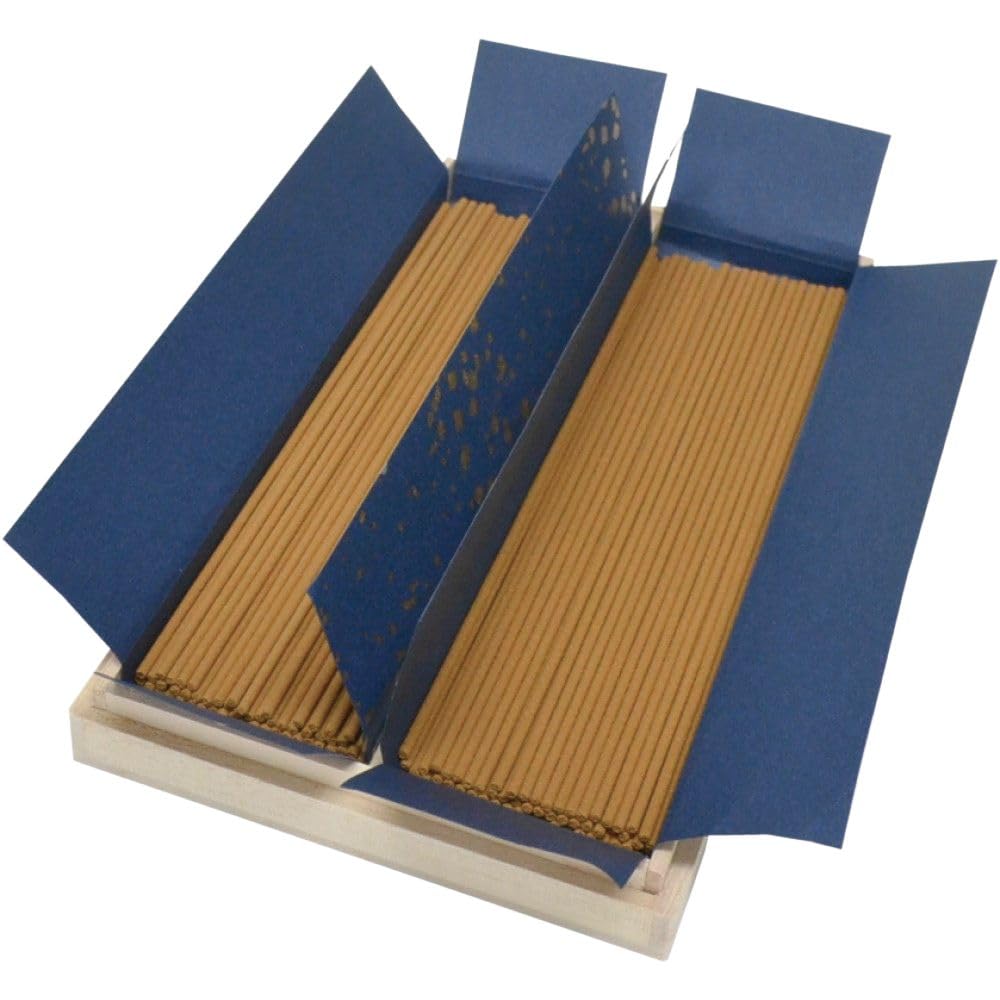 Koya Reiko Incense, Gift Incense, Small Paulownia Wood Box with Buddhist Gift Tag (Box Size: 11cm X 19cm)