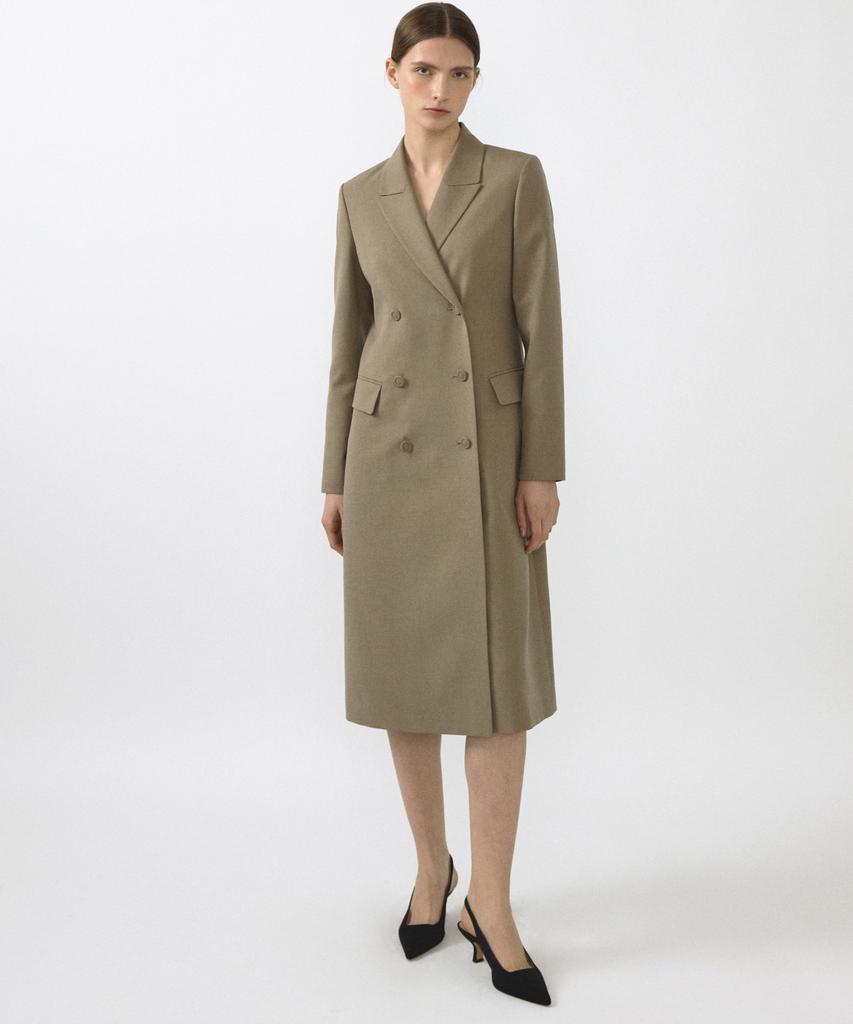 OCTETTE Summer-Wool Tailored Coat_2Color