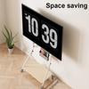 Small Spaces Floor TV Stand Rolling TV Cart for 32-55 Inch TV Screen Up To 110 LBS Modern Living Room TV Stands VESA 400*400 Mmm