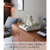 Yamazaki Tower Amenity Tray with Drawer White W27xD21xH7.2cm 10711