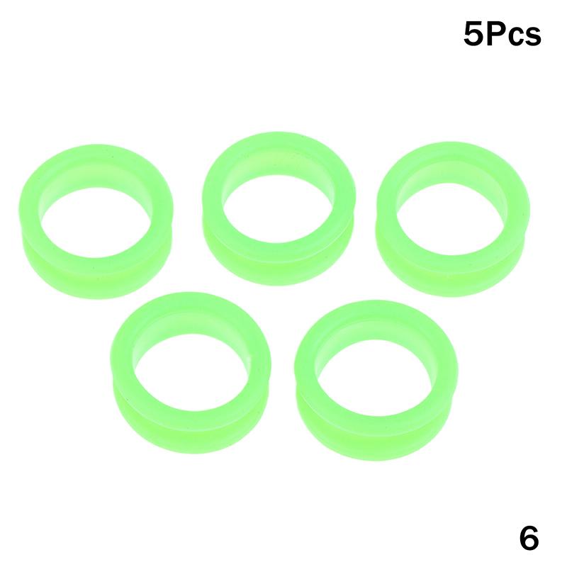 5Pcs Barber Hair Shears Grooming Scissor Protector Cutting Curved Thinning Shears Finger Ring Grip Inserts Ring For Salon Barber