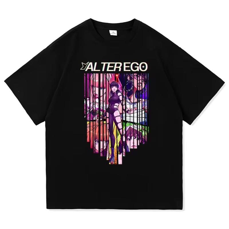Lisa Alter Ego Tour 2025 T Shirt Fashion Men/Women Harajuku Aesthetic T-Shirt High Quality Anime Vintage Cotton Tees Shirts Tops