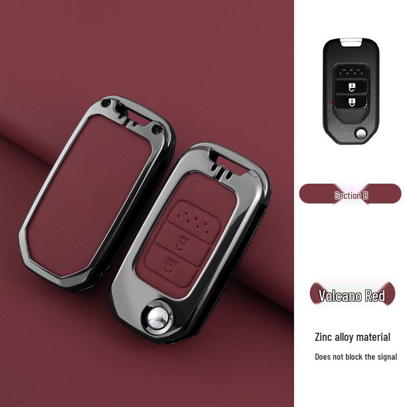 Stylish Metal Car Key Case for XRV, Fit, Vezel, URV, Fengfan, Xiangyu - Personalized Luxury Remote Shell Cover