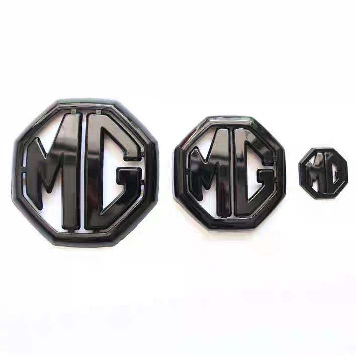 3Pcs Car Logo Front Hood Emblems Rear Boot Badge Steering wheel logo decoration For Morris Garages MG 3 5 6 7 HS ZS GS Hector TF
