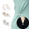Fixed Clothes Brooch Pin Simulation Pearl Scarf Shawl Clip Buckle Sweater Cufflink Brooch Ladies Jewelry