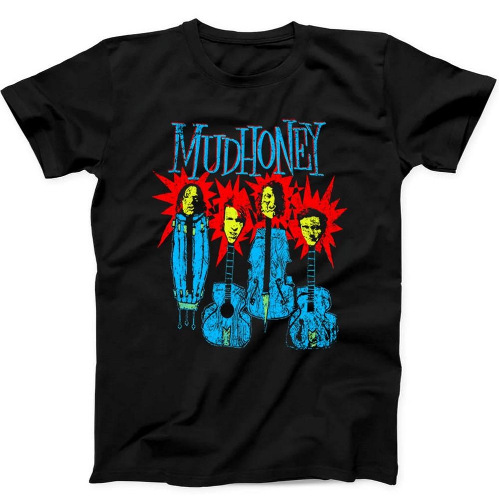 Mudhoney 1993 Панк-рок Музыка Подарок Черная Футболка Футболка 525 Унисекс Футболка XXXL