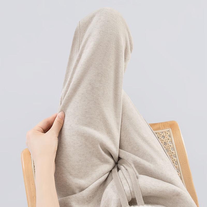 Women's Solid Color High-Waist Drapey Loose Fit Drawstring Pants