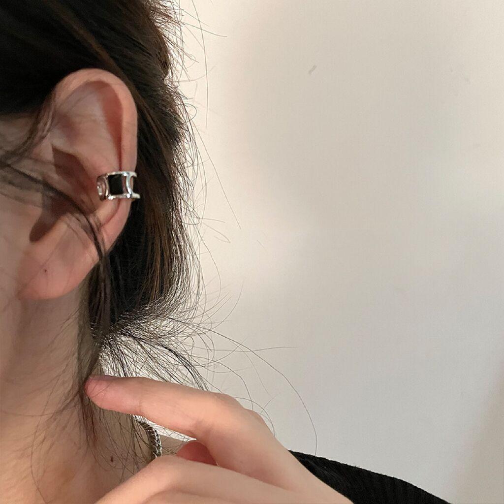 Xiaohongshu Diamond Ear Bone Clip Ear Clip Women'S No Ear Piercing Earrings High-End Light Luxury Japanese And Korean Style Personalized Earrings