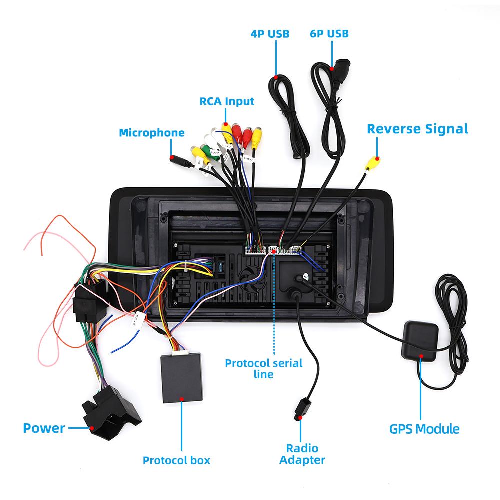 12.3'' 2+64GB Stereo Radio GPS Navi FM For Mercedes M-Class W164 2005-11 Carplay