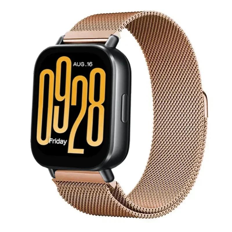 Cinturino a Maglia Milanese da 22 mm per Redmi Watch 5 Active/Redmi Watch 5 Lite Braccialetto in Metallo per Huawei Watch GT5 4/Pro 46mm Cinturino Correa