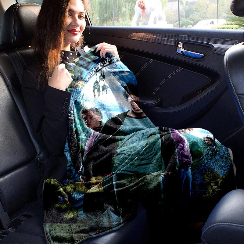 Harry Potter and the Prisoner of Azkaban Movie Poster PrintPrint Blanket, Soft Blanket For Sofa Office Bed And Travelling Daughter Birthday