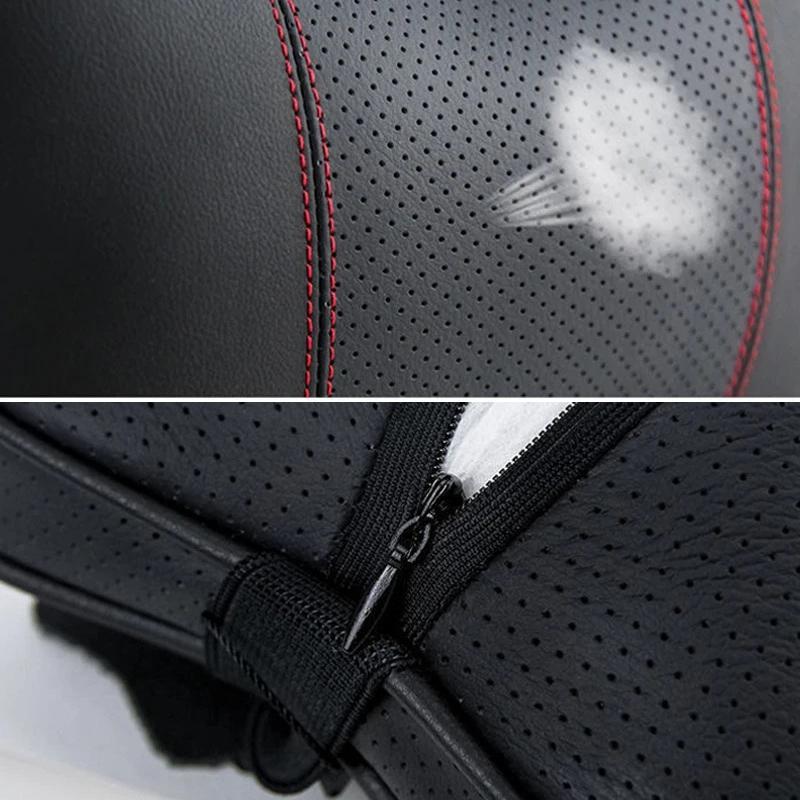 2 Piezas Almohadas Cervicales para Coche de Máxima Calidad Soporte de Almohada para el Cuello del Reposacabezas Auto Universal Asiento Suave Transpirable Decoración Interior