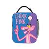 Pinks Panthers Insulated Lunch Bags High Capacity Cartoon Reusable Thermal Bag Tote Lunch Box Work  Travel Food Storage Bags