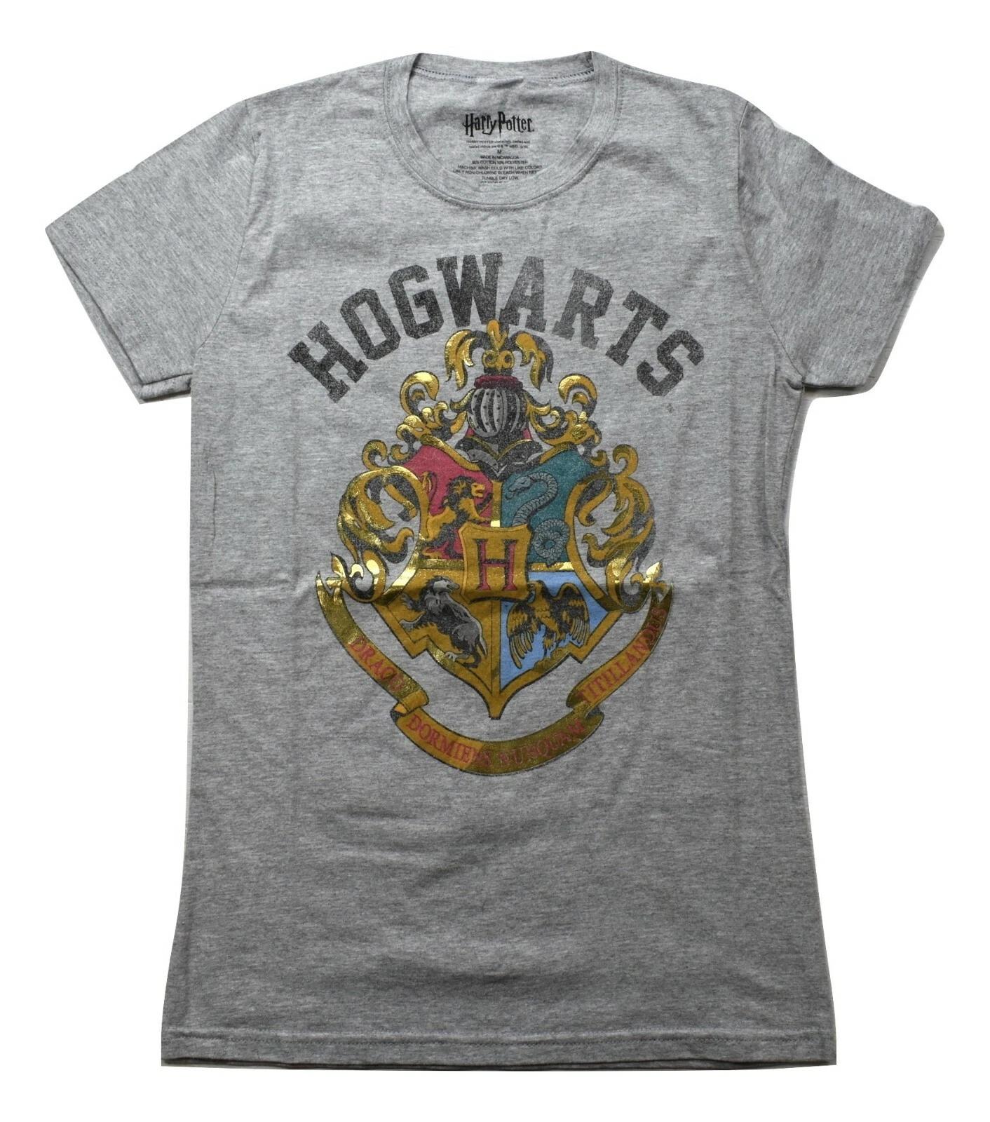 

Harry Potter Juniors Hogwarts Crest Tee Shirt New M, 2XL L