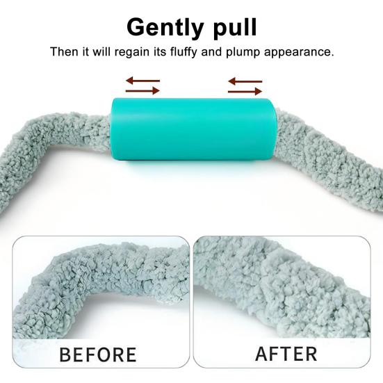 Strumento Gonfiafilato Spesso Efficiente per Pelo Filato Chenille Accessorio per Lavori a Maglia con Filato Chenille Jumbo Spesso Coperta Lavorata a Mano