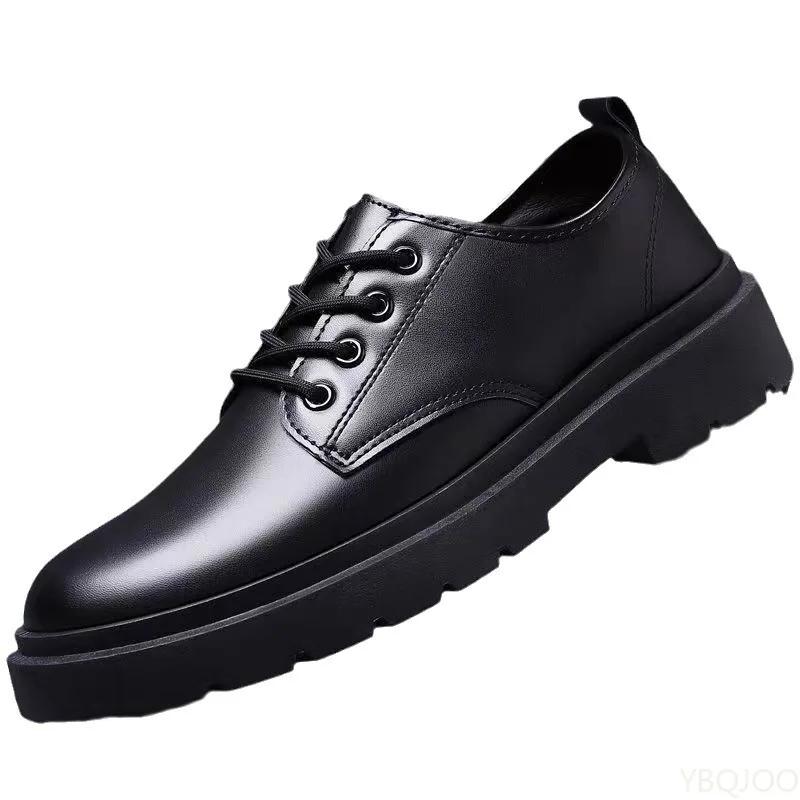 Geschäftsbüro Formelle Kleidung Lässige Schnürschuhe Herrenschuhe Frühling und Herbst Mode Neue Atmungsaktive Anti-Rutsch Herrenschuhe 2026