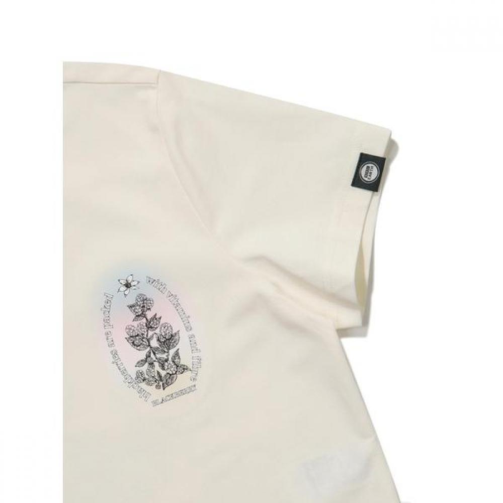 GradienT ArTwork ShorT Sleeve T shirT  Ivory 