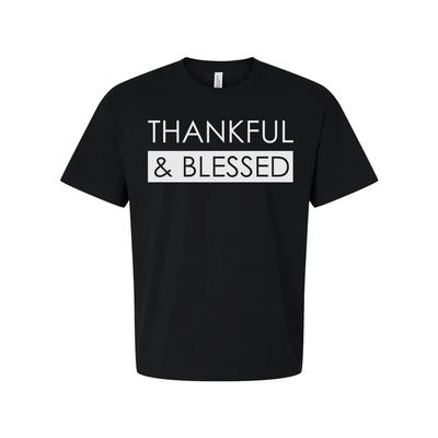 Dankbares und Gesegnetes Christliches Unisex Grafik-T-Shirt Mit Inspirierender Botschaft Für