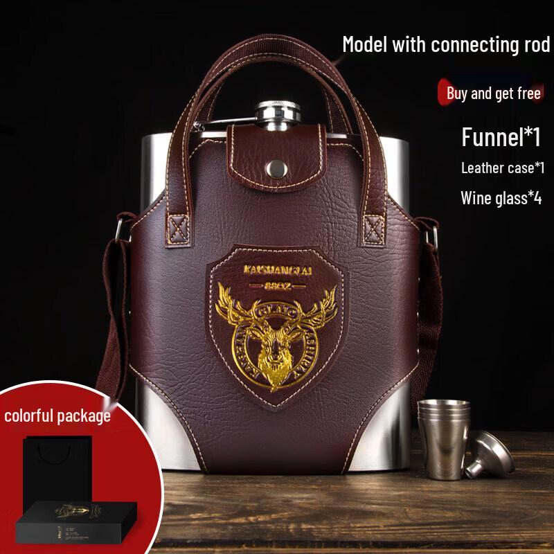 Premium 304 Stainless Steel Portable Hip Flask