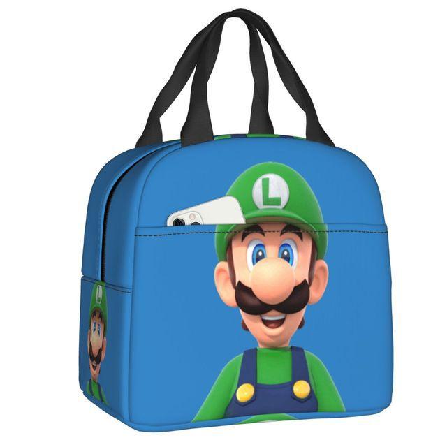 Mario Super Mario Lunch Bag Elementary School Student Insulated Lunch Box Handheld Meal Bag Ice Pack